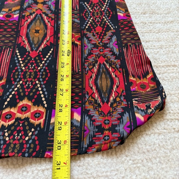 Soft Surroundings Tunic Top Size Small Black Red Peasant Boho Career Work Fall - Picture 9 of 9